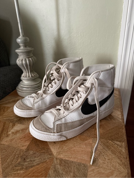 Nike Other - Nike Blazer Mid 77 White Black GS